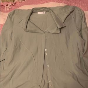 Sage Green Dressbarn Women’s Button Down